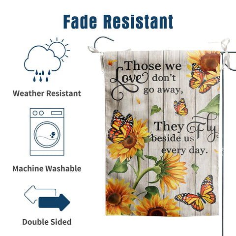 DZGlobal memory flag suitable for gravesites and memorial day decorations.