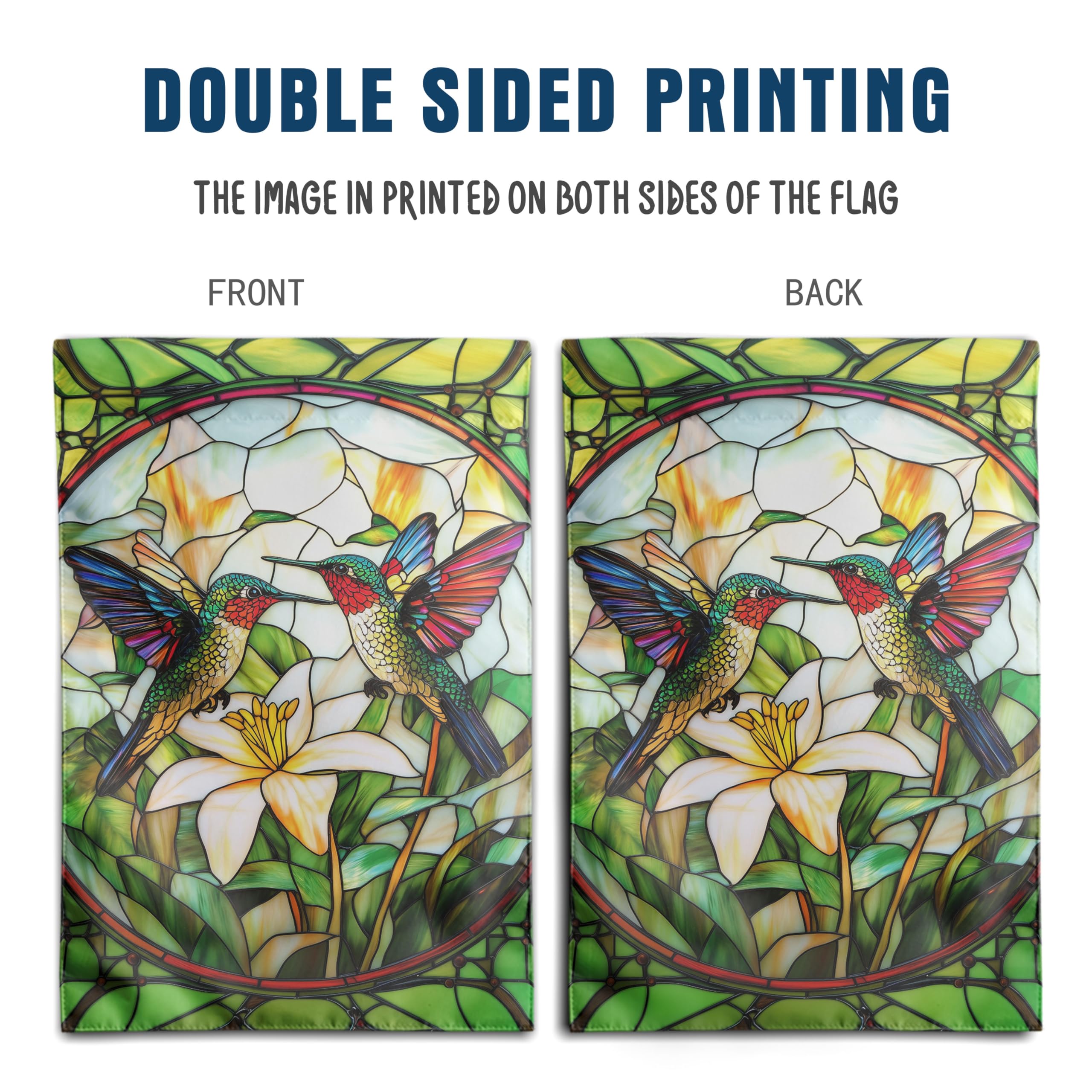DZGlobal double-sided flag with vivid colors boosts curb appeal in outdoor spaces