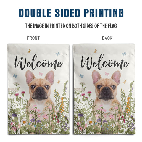 DZGlobal easy-install yard flag with 2-inch sleeve fits standard displays.