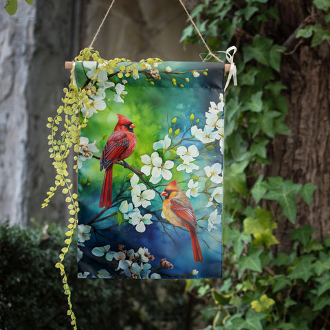 DZGlobal garden flag made of all-weather polyester withstands outdoors