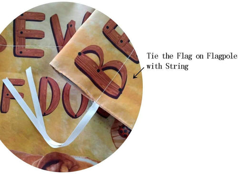 DZGlobal indoor-outdoor flag complements home decor with floral charm.