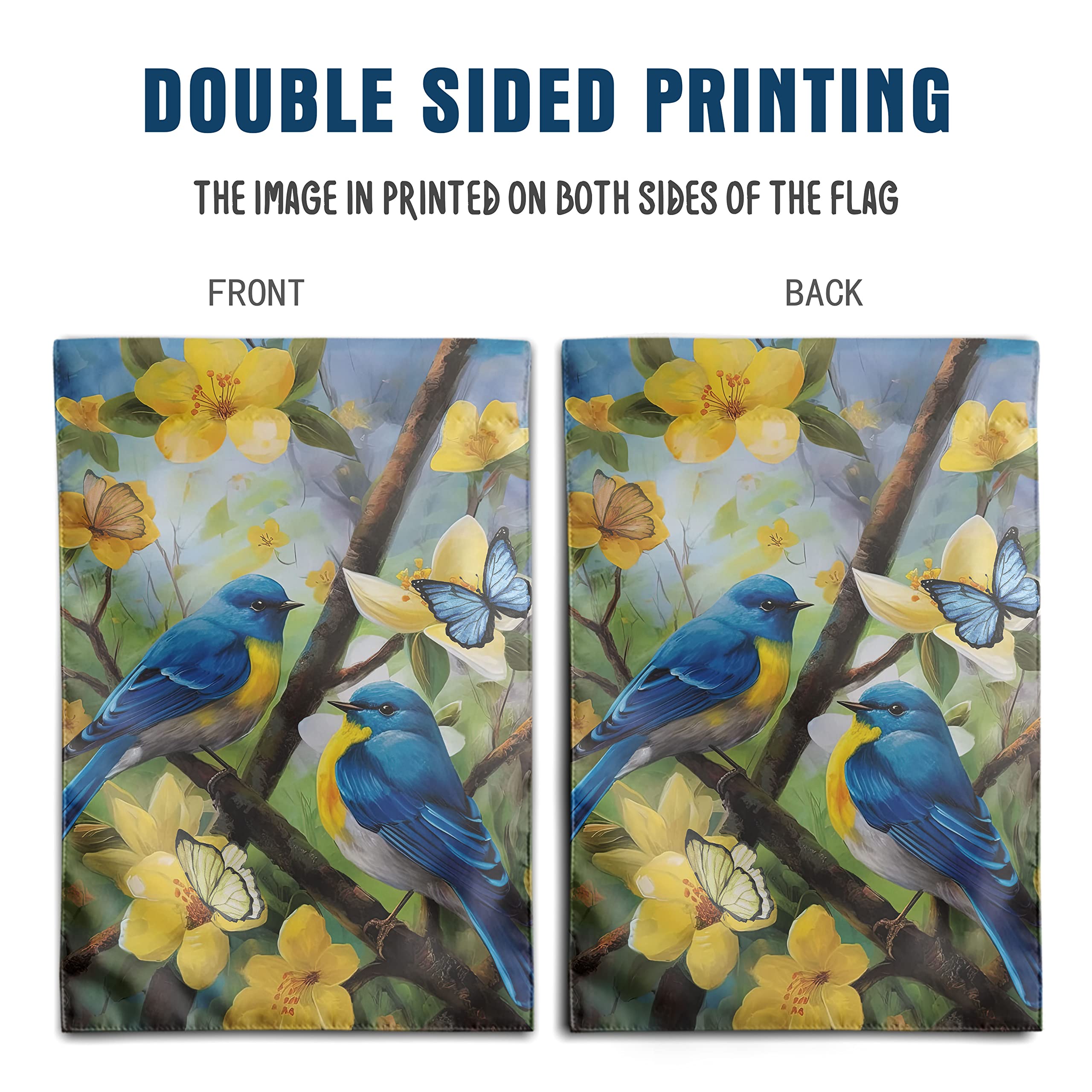 DZGlobal double-sided design flag is viewable from both sides