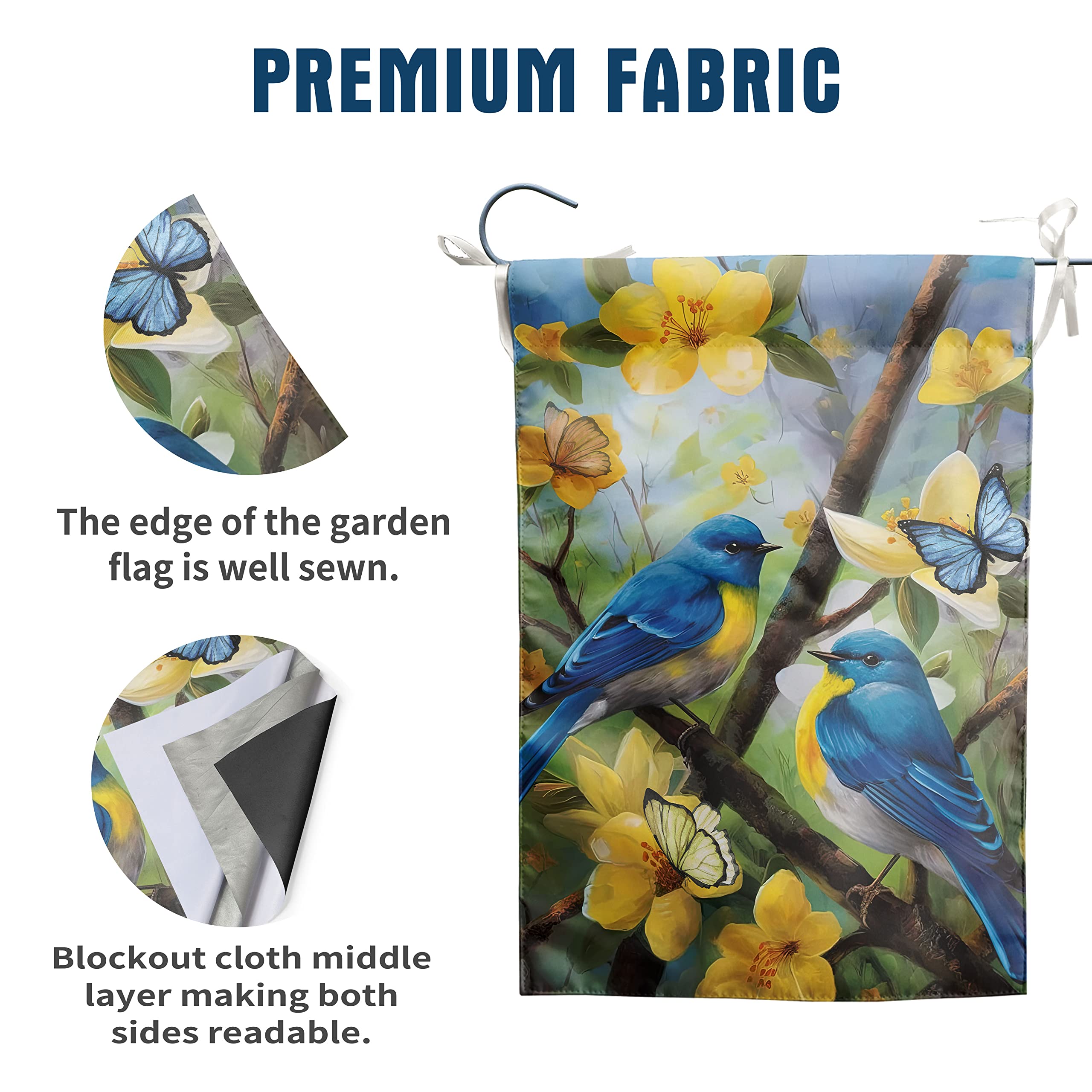 DZGlobal outdoor porch display flag adds festive charm to entryways
