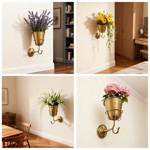 DZHPSRSZ Opal Wall Vessel Gold mounted with iron construction.