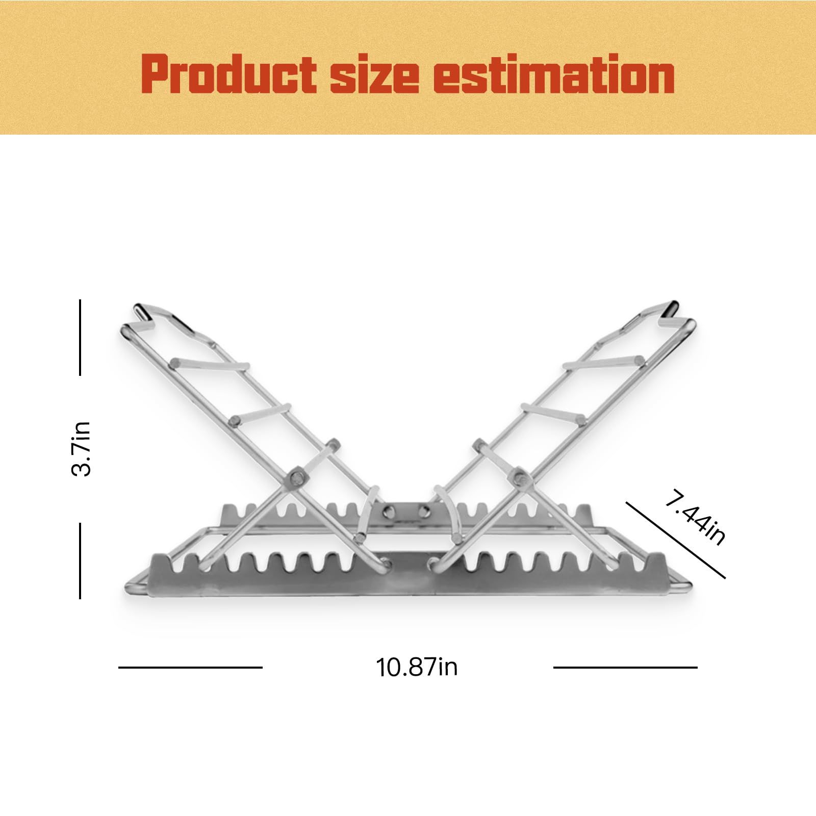 DZHPSRSZ V-shaped design provides stable support during roasting