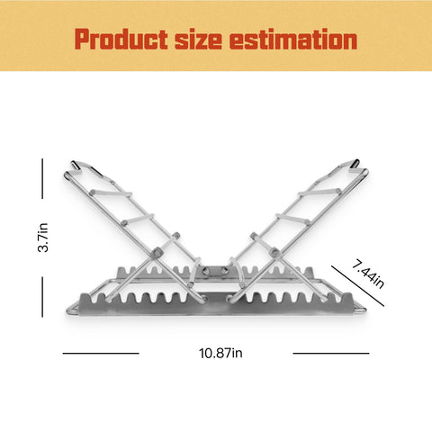 DZHPSRSZ V-shaped design provides stable support during roasting
