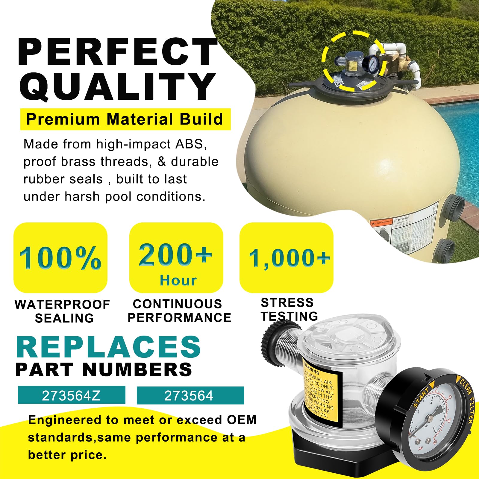 E-Cowlboy 273564Z brass port detail ensures durable connection