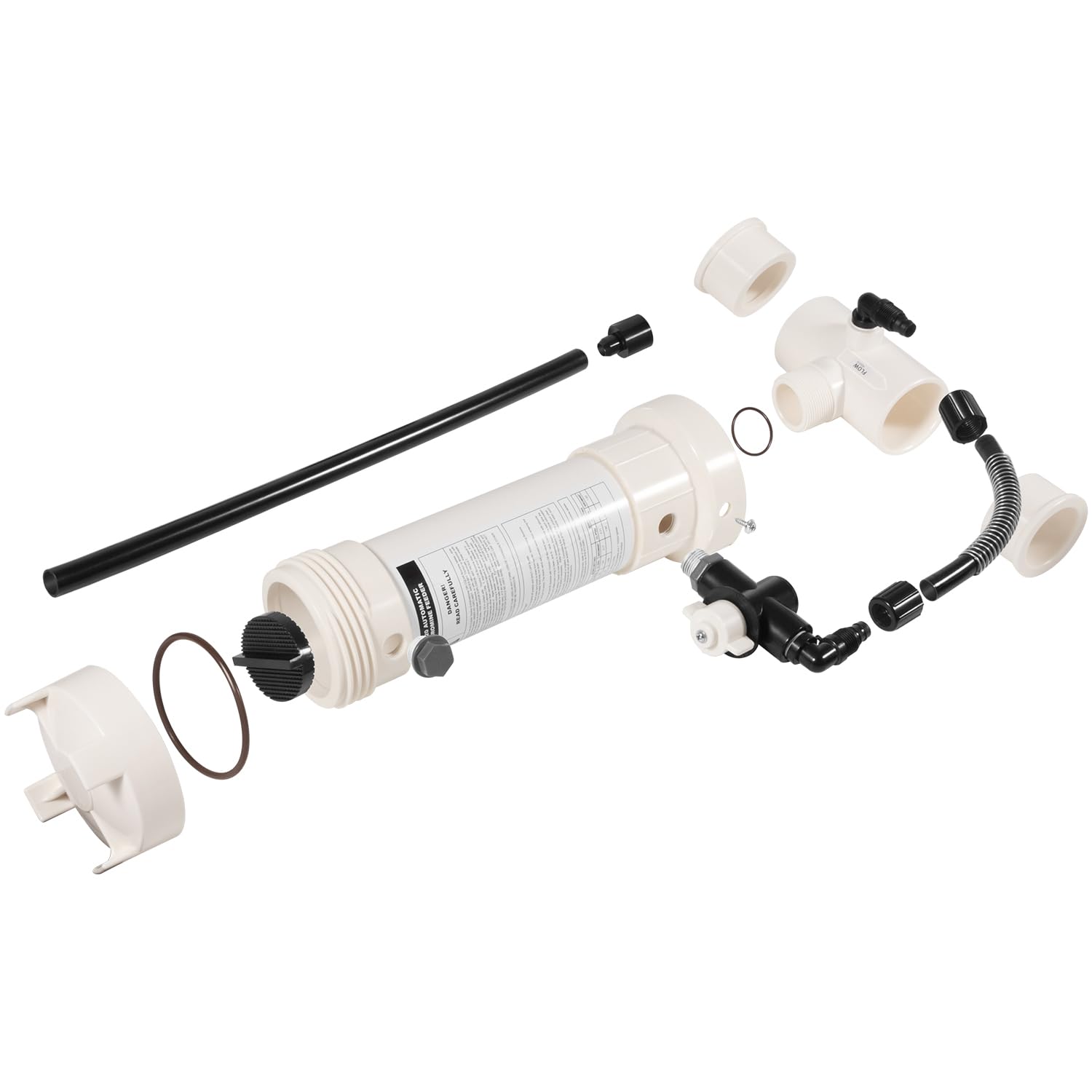 Bottom drain plug enabling quick cleaning and maintenance.