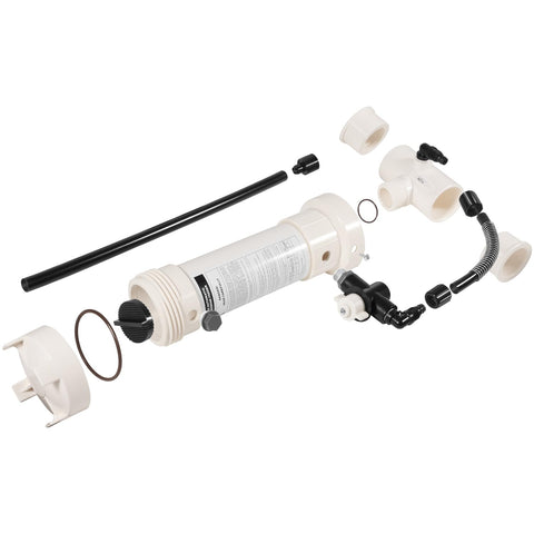 Bottom drain plug enabling quick cleaning and maintenance.