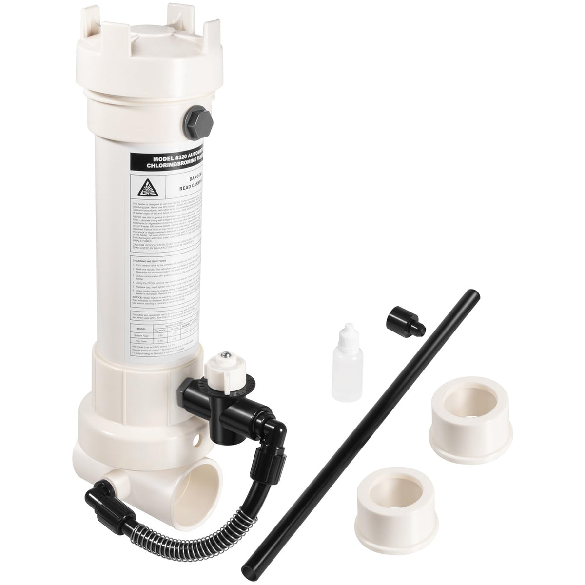 E-Cowlboy R171096 chlorinator front view, universal replacement for compatible pool systems.