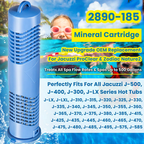E-cowlboy Jacuzzi mineral cartridge spa stick 2890-185 easy installation
