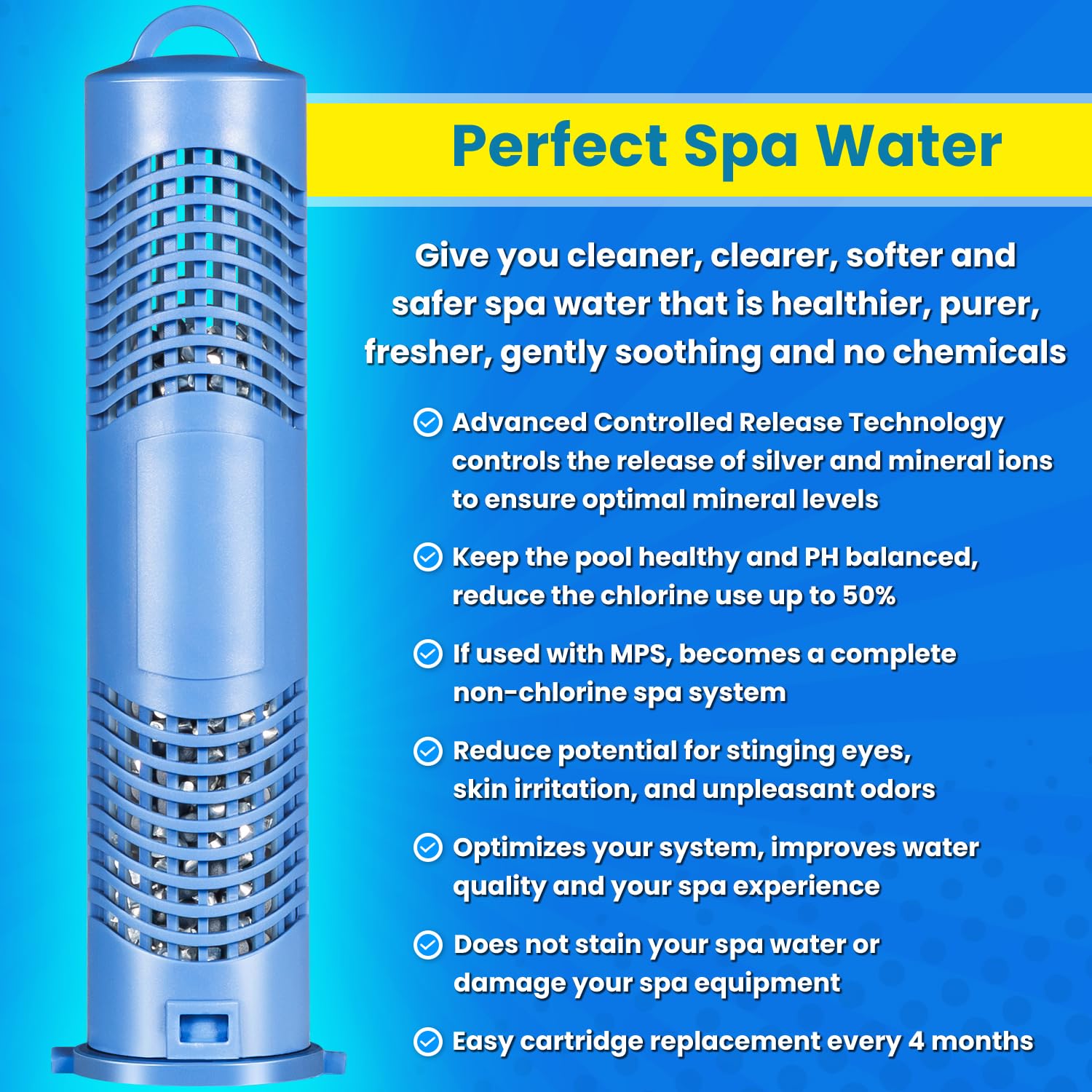 E-cowlboy 2890-185 cartridge supports compatibility with many Jacuzzi models