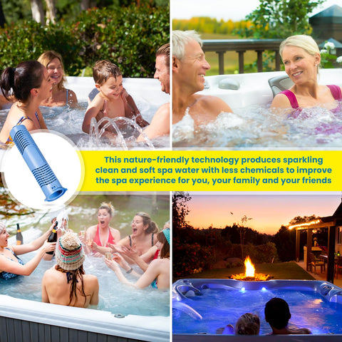 E-cowlboy spa stick fits J-series hot tubs for consistent flow and filtration