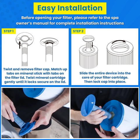 E-cowlboy replacement cartridge designed for up to 500 gallons with smooth operation