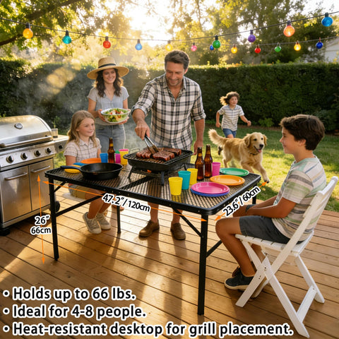EASTSTORM durable aluminum frame withstands outdoor conditions and frequent setup.