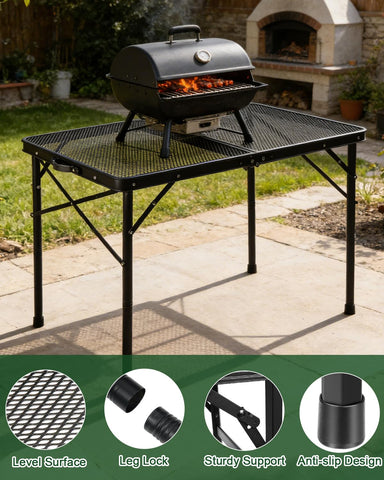 E EASTSTORM indoor/outdoor multi-use table for picnics