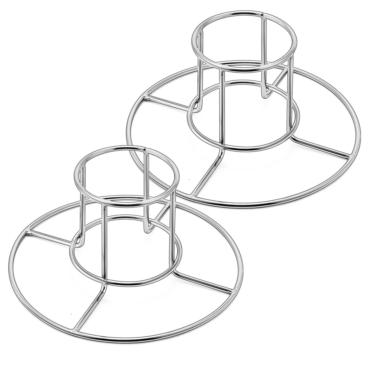 E-far beer can chicken holder base provides stable roasting stand for whole chicken