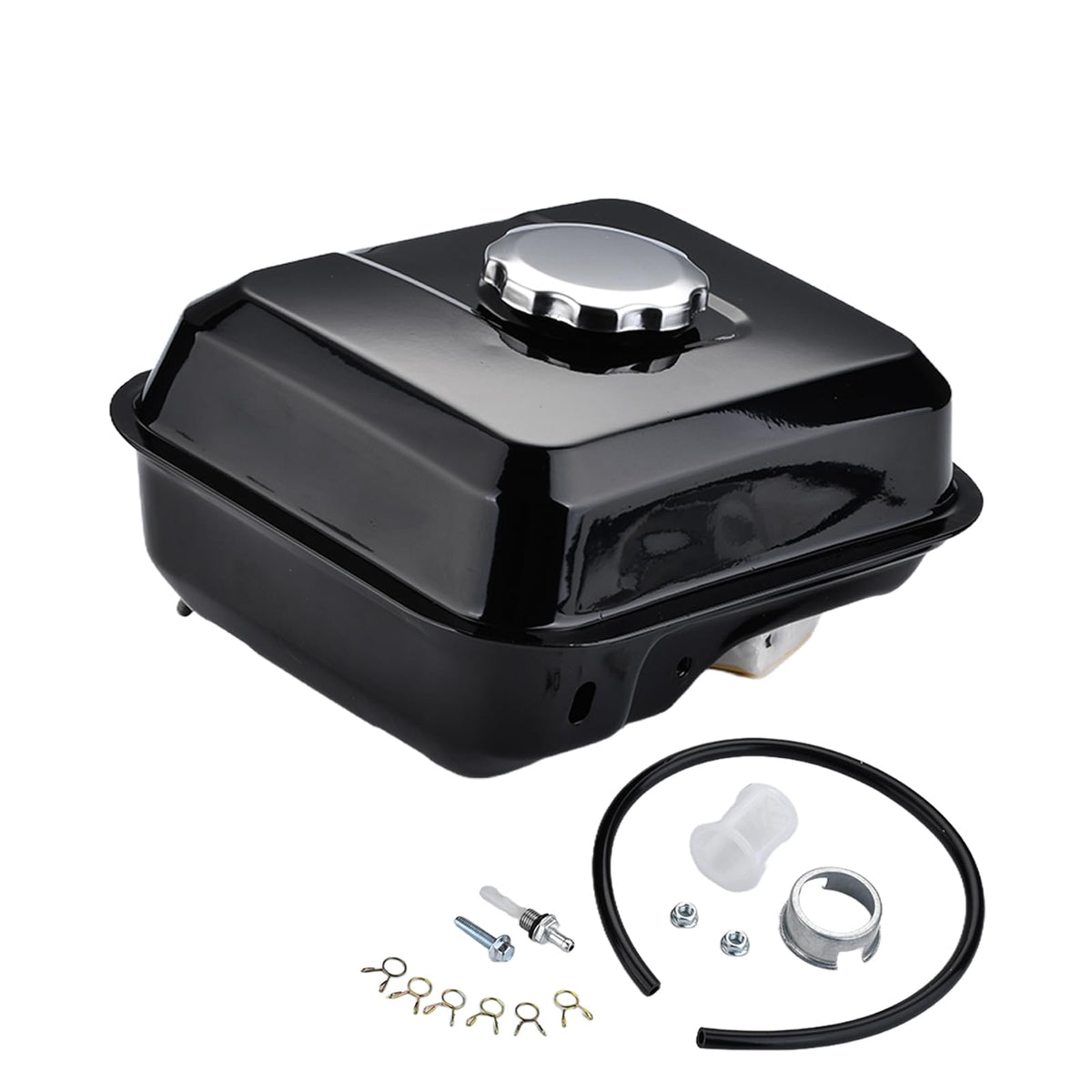 E-Gaultra CR950 fuel tank side view demonstrates Briggs and Stratton compatibility.