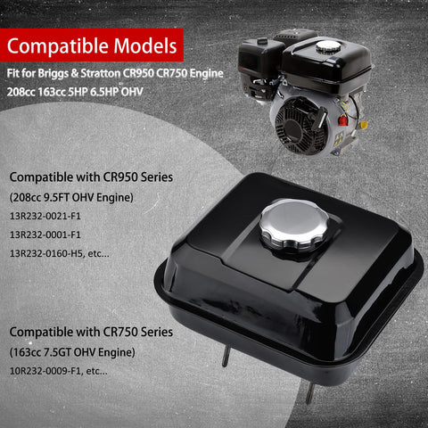 E-Gaultra CR950 fuel tank top view highlights compact, field-ready design.