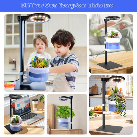 E SUPEREGROW large water reservoir reduces frequent watering.