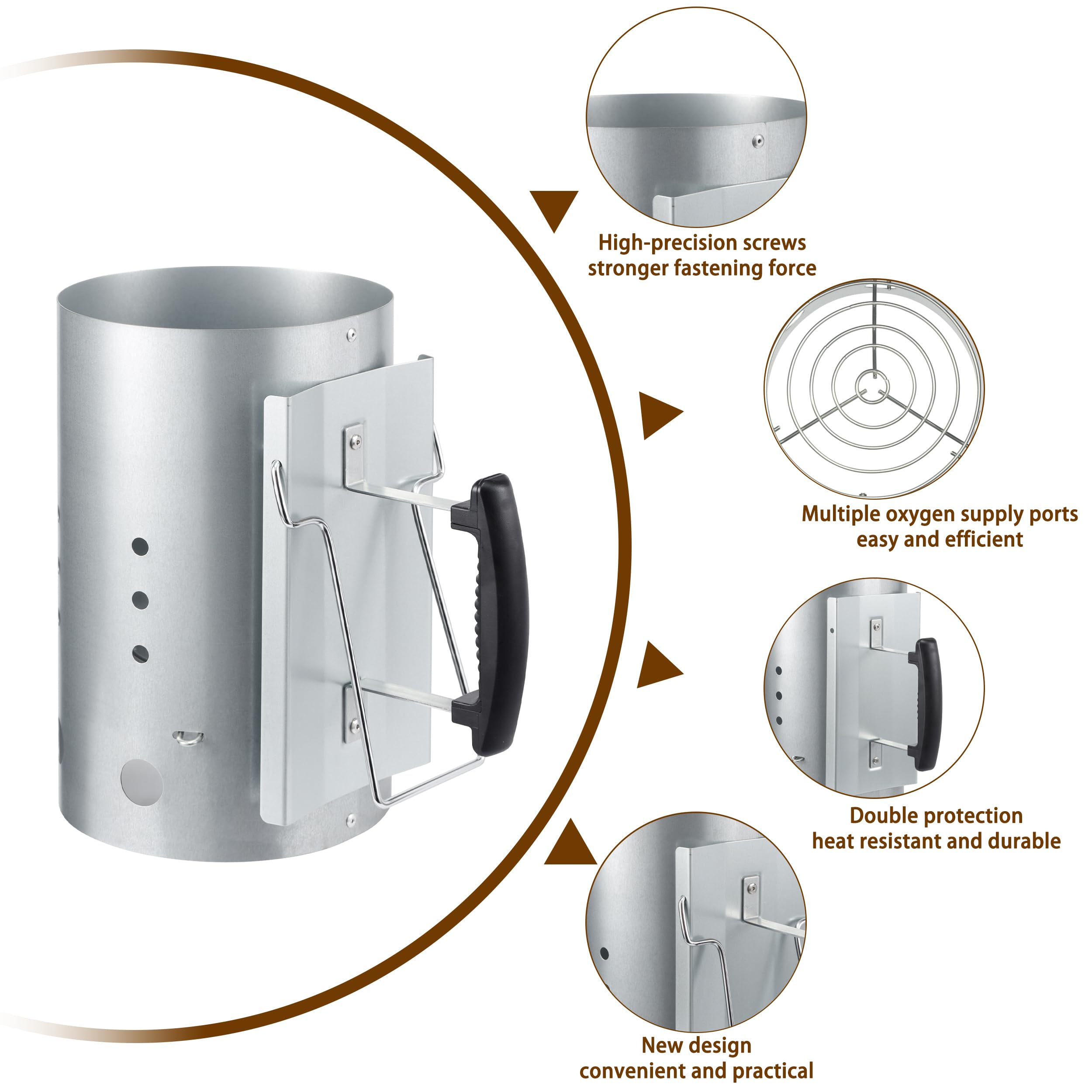 E500 60 eco-friendly fire starters for clean, rapid charcoal lighting.