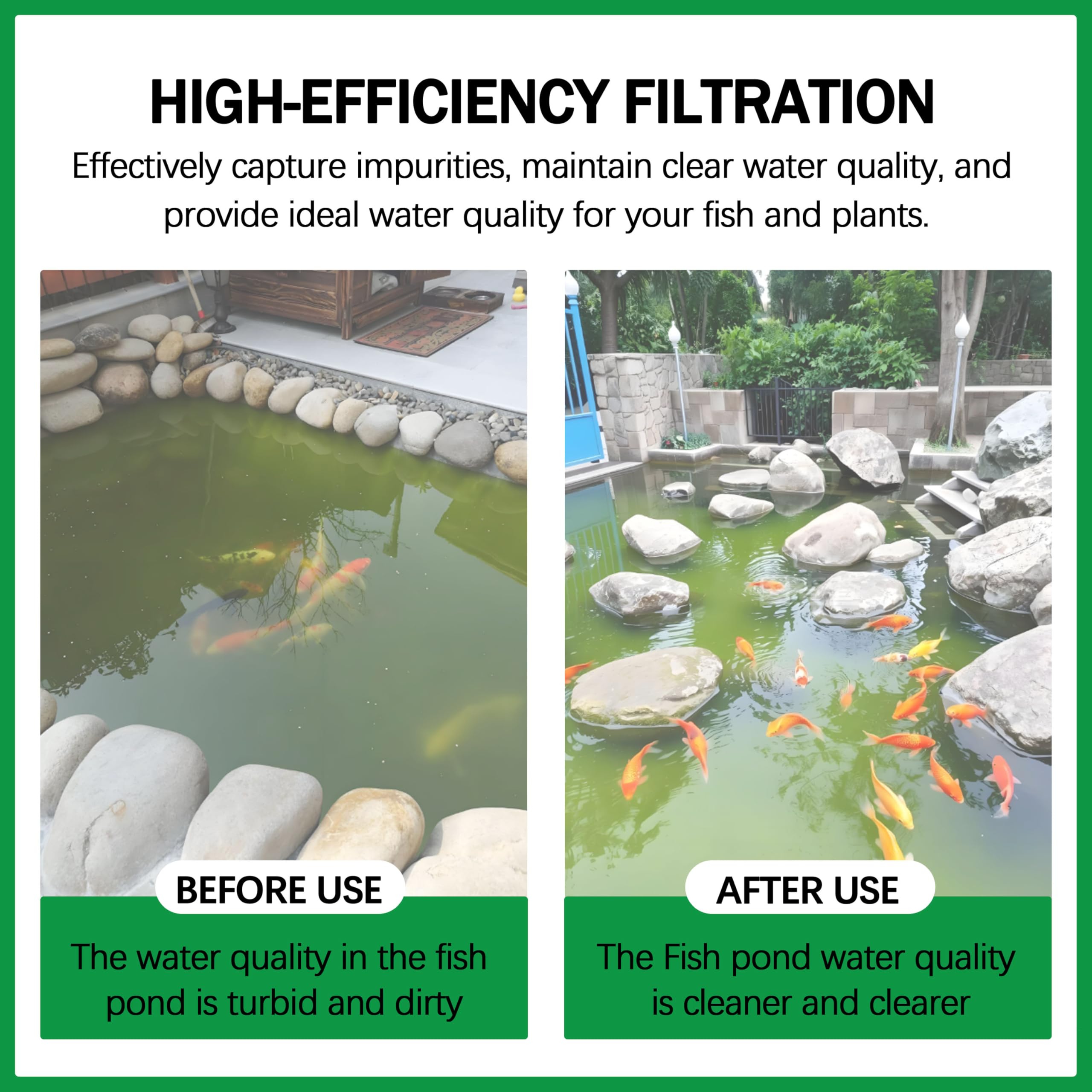 eaacaa Foam pad washing extends filter life and reduces costs.