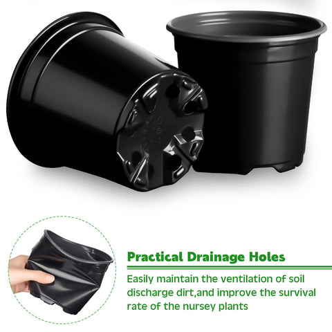 Eaasty seedling pots 5x4.5 inch supports healthy growth for larger starts.