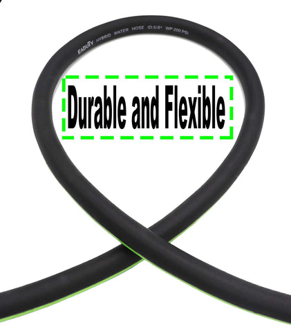 EADUTY rotatable grip handle makes attaching to spigots quick and comfortable.