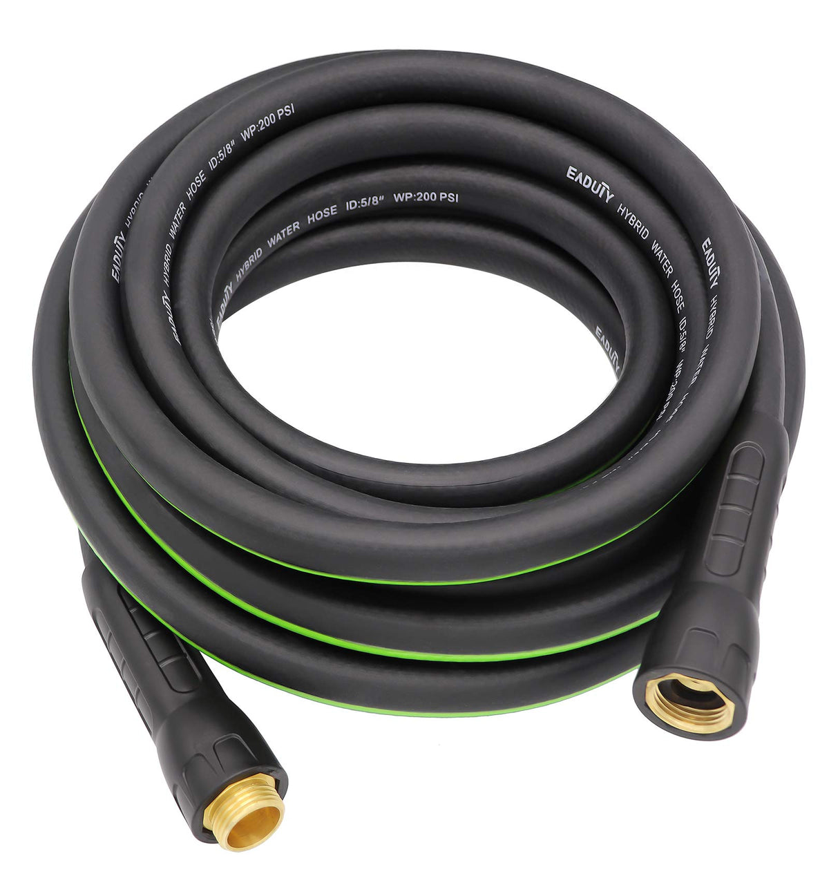 EADUTY Hybrid Hose outer view shows rugged build for daily watering.