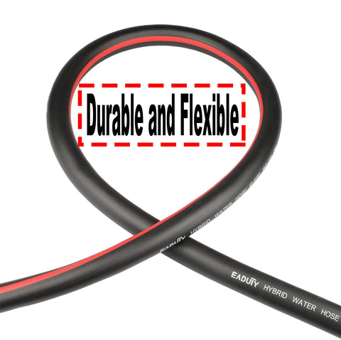 EADUTY hose shows rotatable grip for smooth threading and setup.