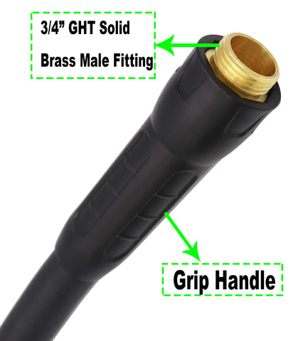 EADUTY kink-free flexible hose supports smooth watering tasks.