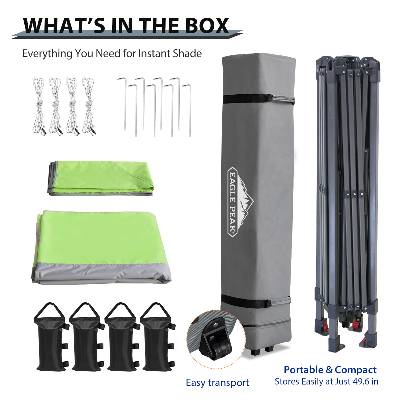 Sturdy outdoor shelter ready for tailgates, beaches, and parks