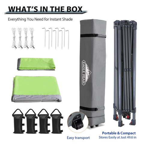 Sturdy outdoor shelter ready for tailgates, beaches, and parks