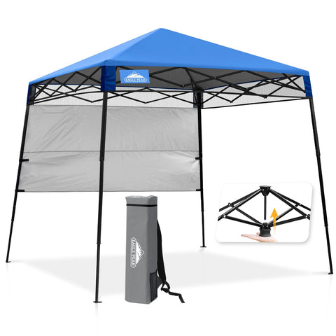 Eagle Peak 8x8 base canopy provides broad shade for outdoor gatherings.