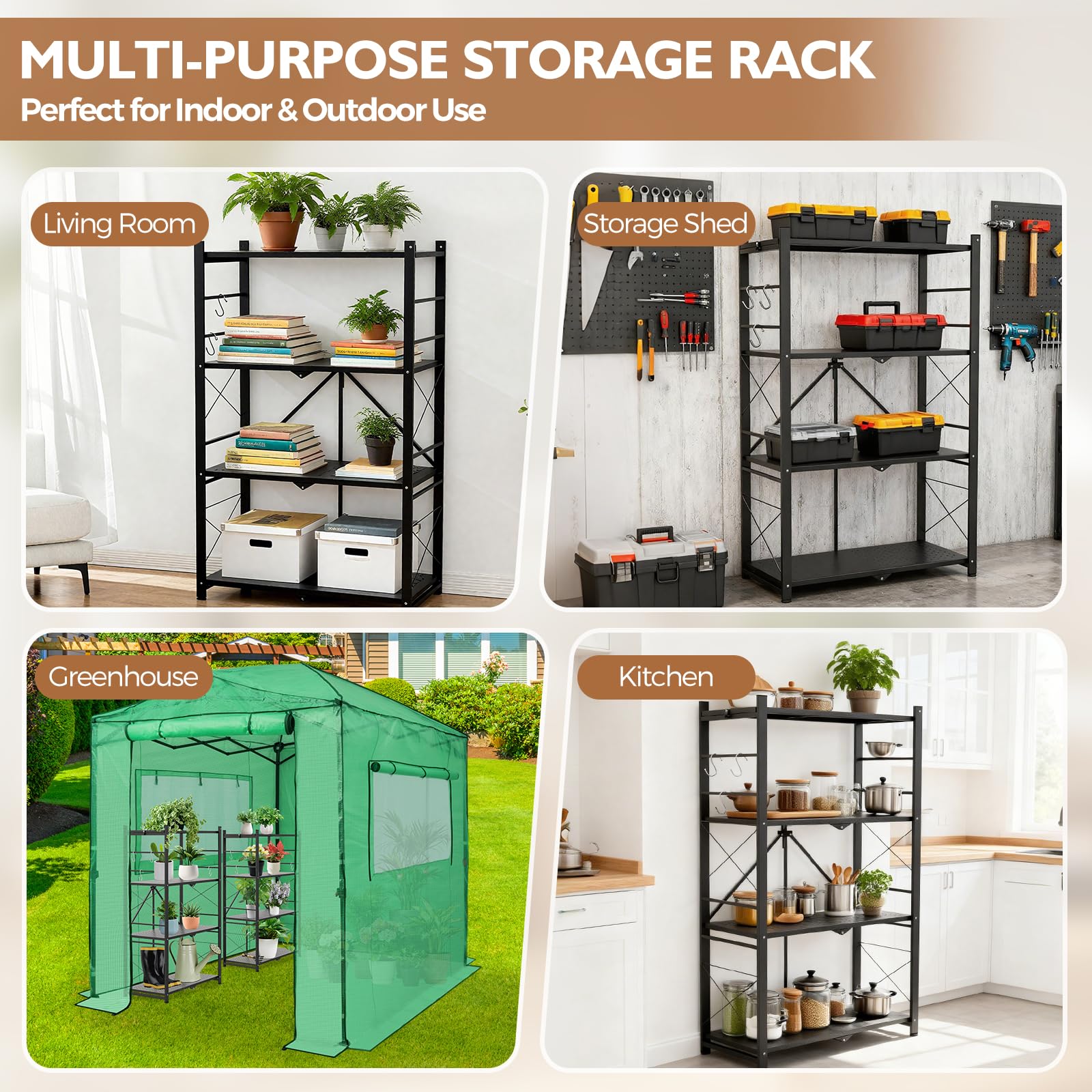 Eagle Peak fold-flat design for easy seasonal storage