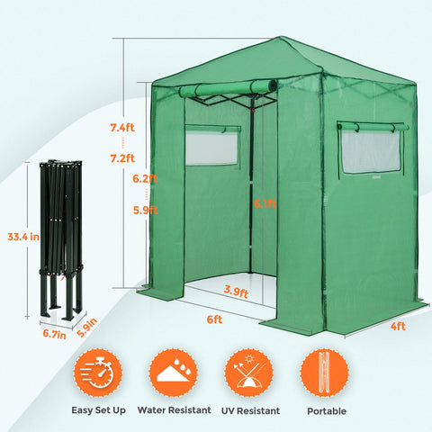 EAGLE PEAK Vented mesh windows provide airflow and plant protection