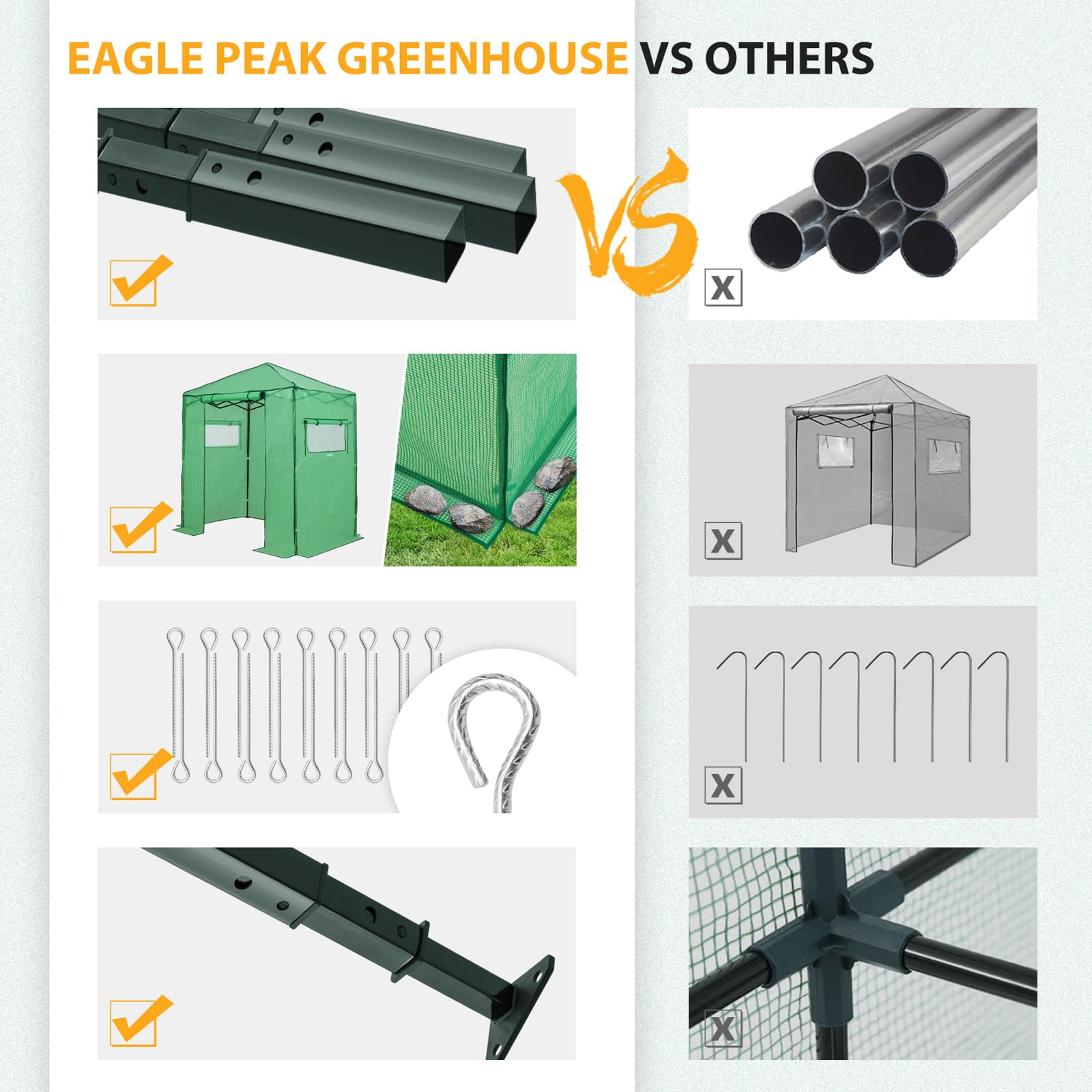 EAGLE PEAK PE cover supports humidity and light balance for plants