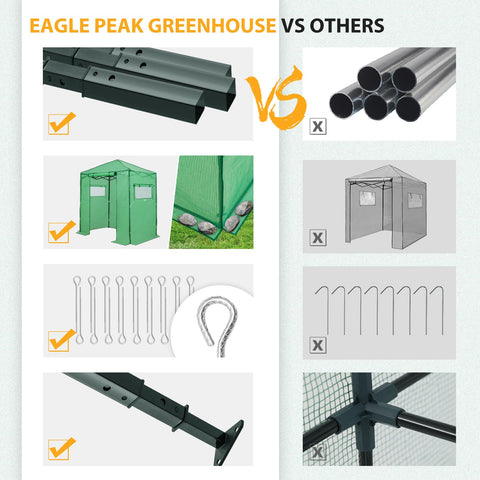 EAGLE PEAK PE cover supports humidity and light balance for plants