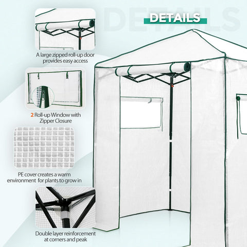 Eagle Peak PE cover offers light diffusion and humidity balance for healthy plant growth.