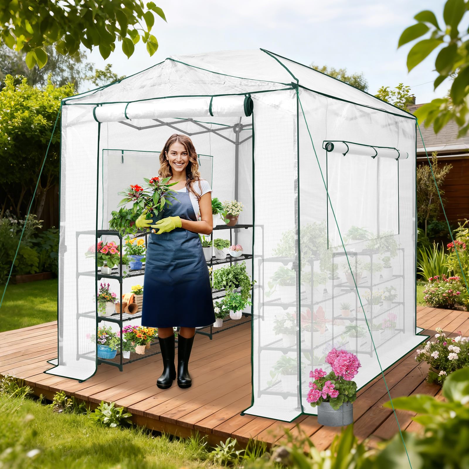 Eagle Peak sturdy steel frame withstands weather