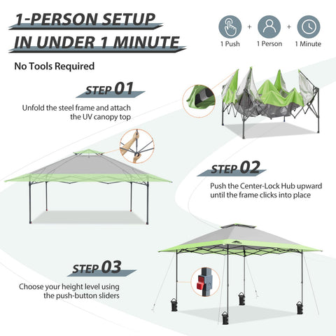 Vented-top canopy design improves airflow and comfort