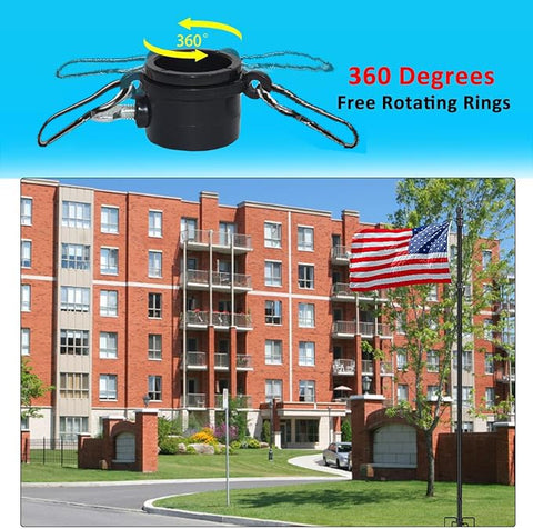 Eagle Top commercial-grade flag pole ideal for storefronts and government buildings