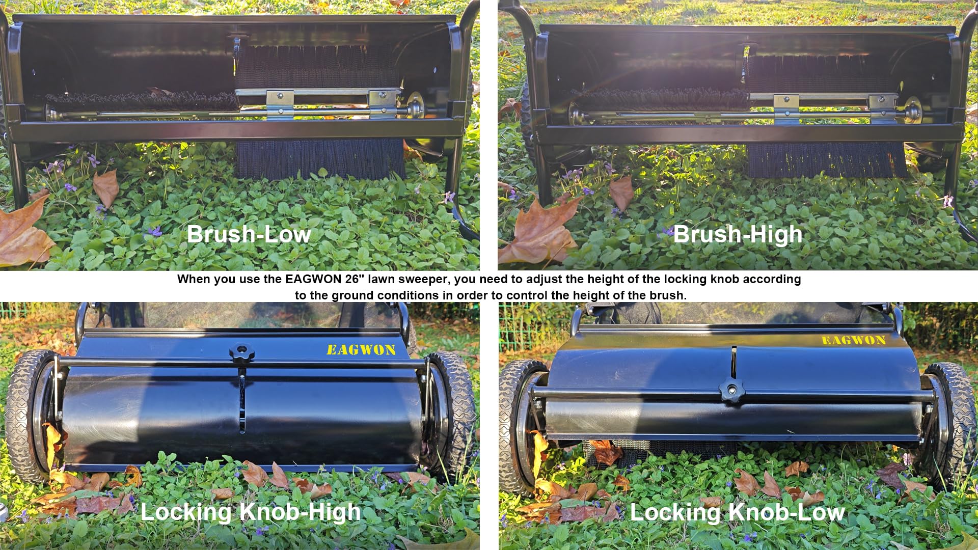 EAGWON durable steel frame providing sturdy all-terrain performance