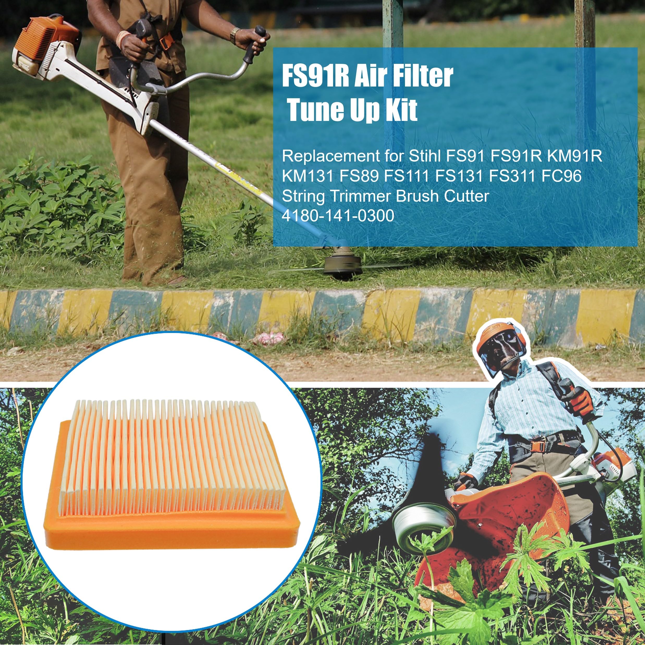 Eamonhigh air-filter kit components for reliable engine starts.