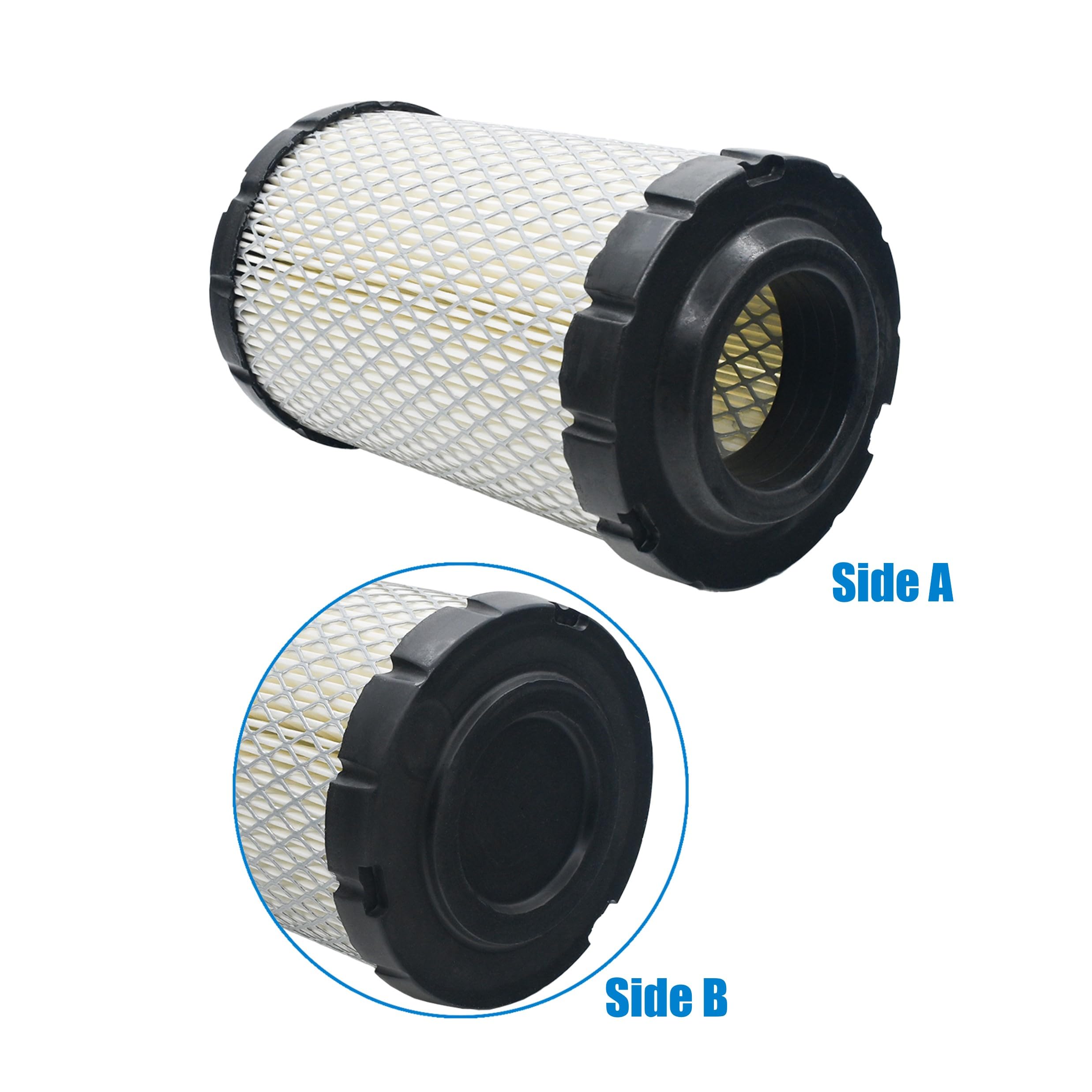 Eamonhigh filter dimensions showing 3.7-inch outer diameter for proper fit.