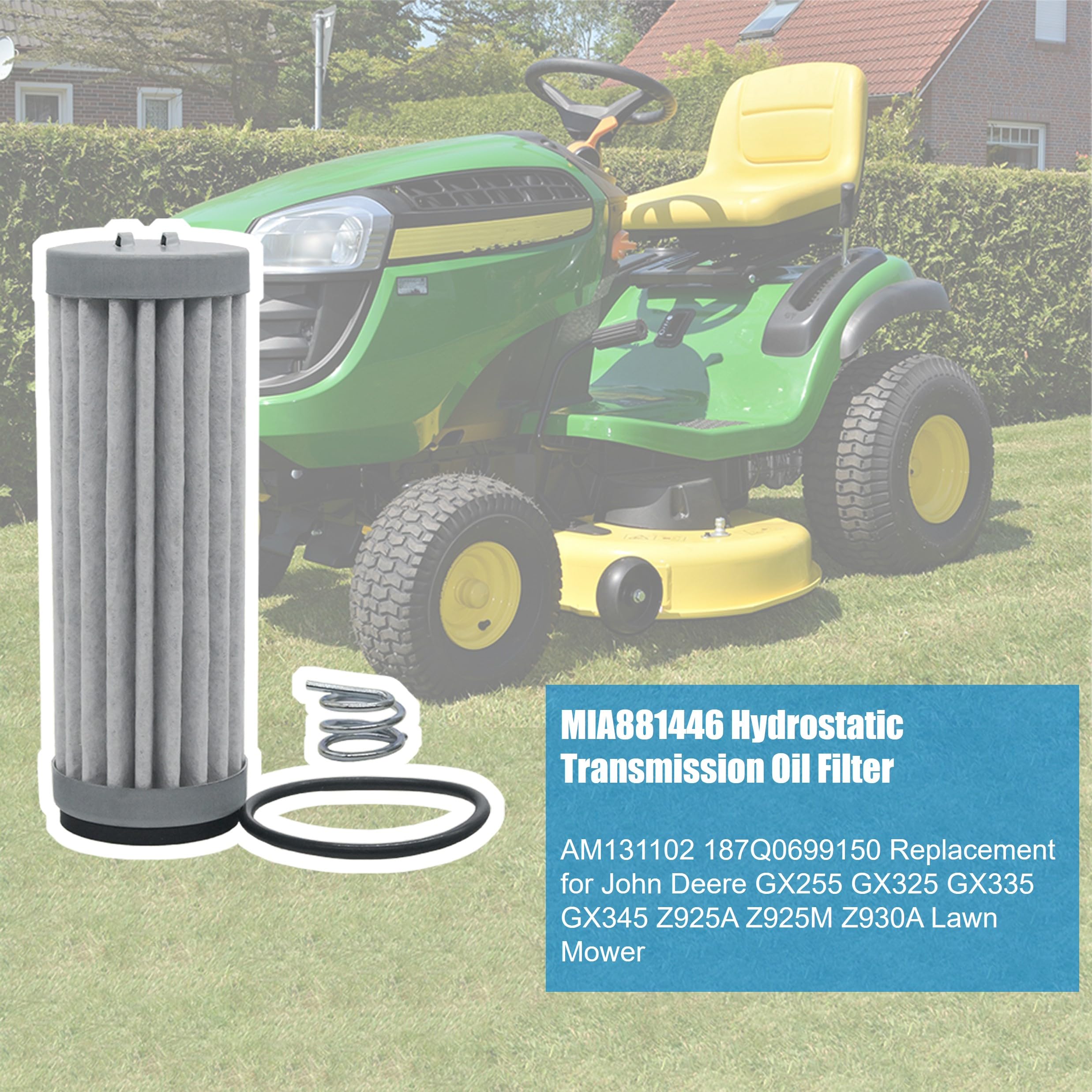 Eamonhigh Mia881446 o-ring set shown for a reliable seal during mower maintenance.