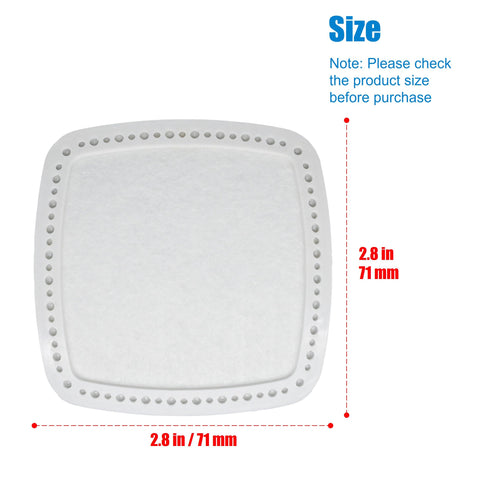 Two filters per pack from Eamonhigh for easy maintenance.