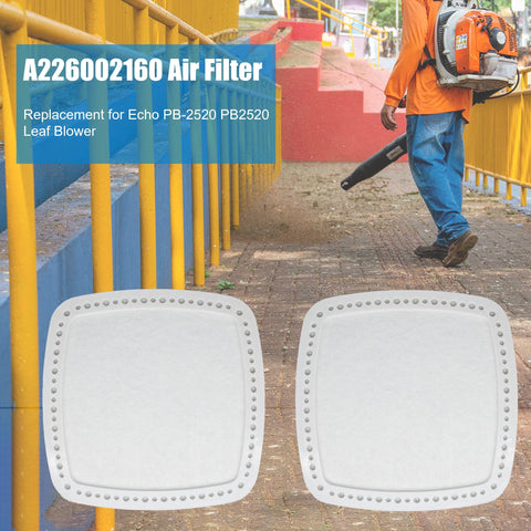 Packaging confirms 2 filters per set for quick replacement.