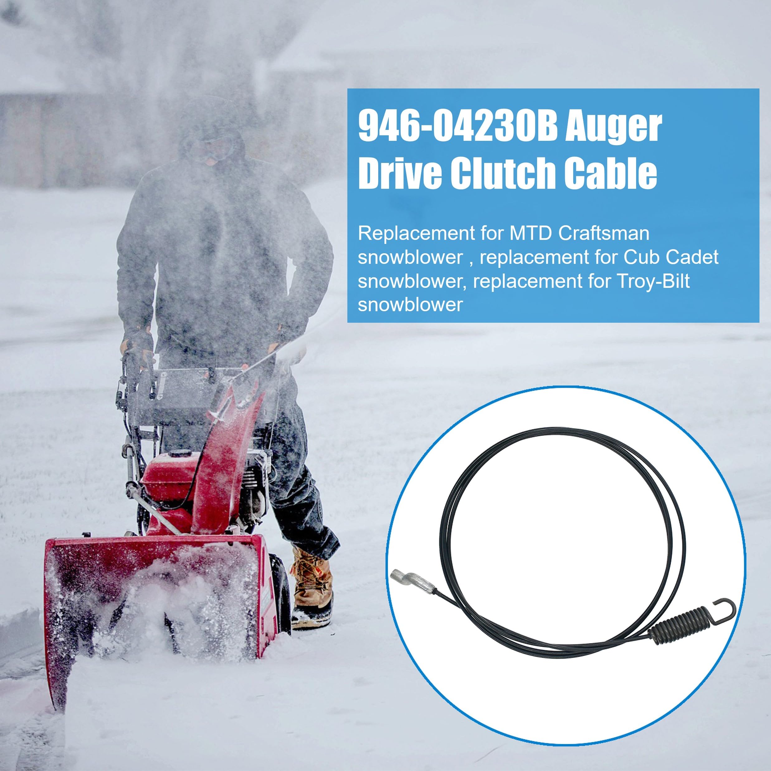 Eamonhigh two pack cable ends demonstrating Z-bend and spring ends for easy installation.