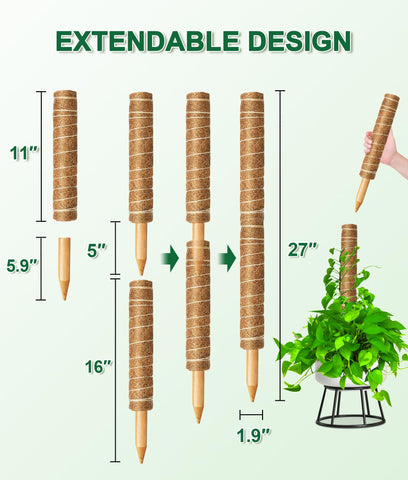 EAONE PVC-core interior provides sturdy, long-lasting structure for poles.